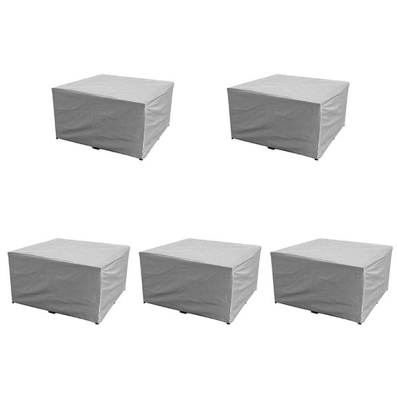 Outdoor Patio Sofa Cover, 5pcs 58x58x30in Heavy Duty Chair Covers for Lawn Furnitures Waterproof Outdoor Sectional Sofa Cover for Patio Furniture Set Table and Chairs