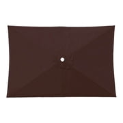 Outdoor Patio Umbrella Replacement Canopy, 6.5X10 Ft Rectangular Patio Umbrellas Replacement Canopy for Market Table Parasol Top Cover