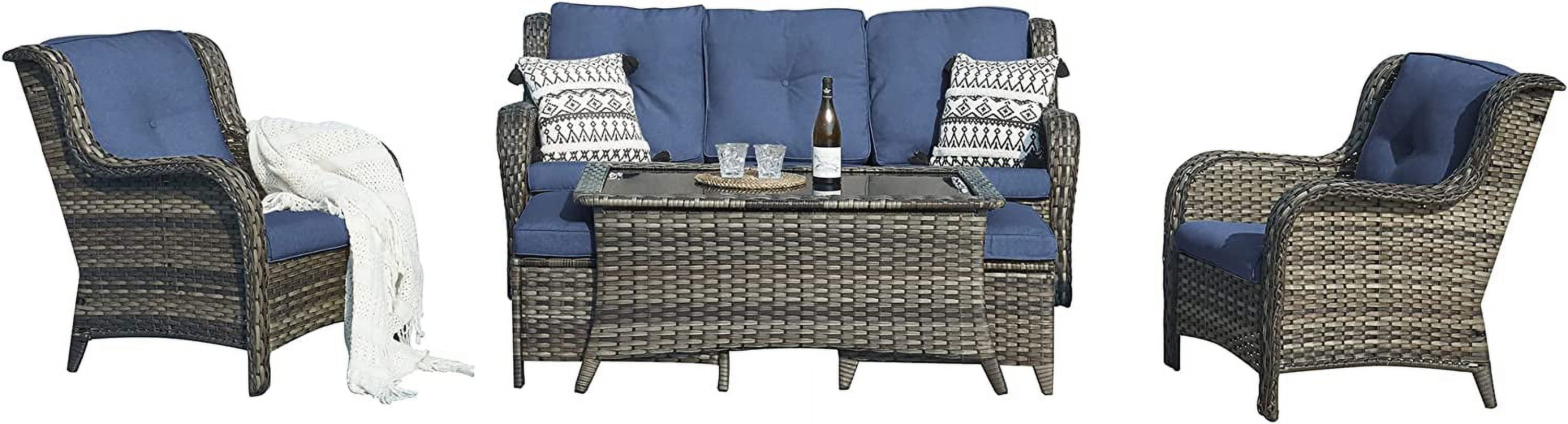 Outdoor Patio Wicker Furniture Sets Outside Rattan Sectional