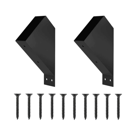 Outdoor Pavilion 45° Angle Heavy-Duty Wooden Column Connector Bracket, Diy Canopy Support With Screws For Garden & Patio (1/2/4/6/8-Pack Sizes)