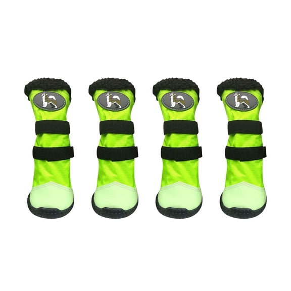 Outdoor Pet Footwear for Cats and Dogs Boots with - Soles and Reflective Strips for Walking Running on Terrains