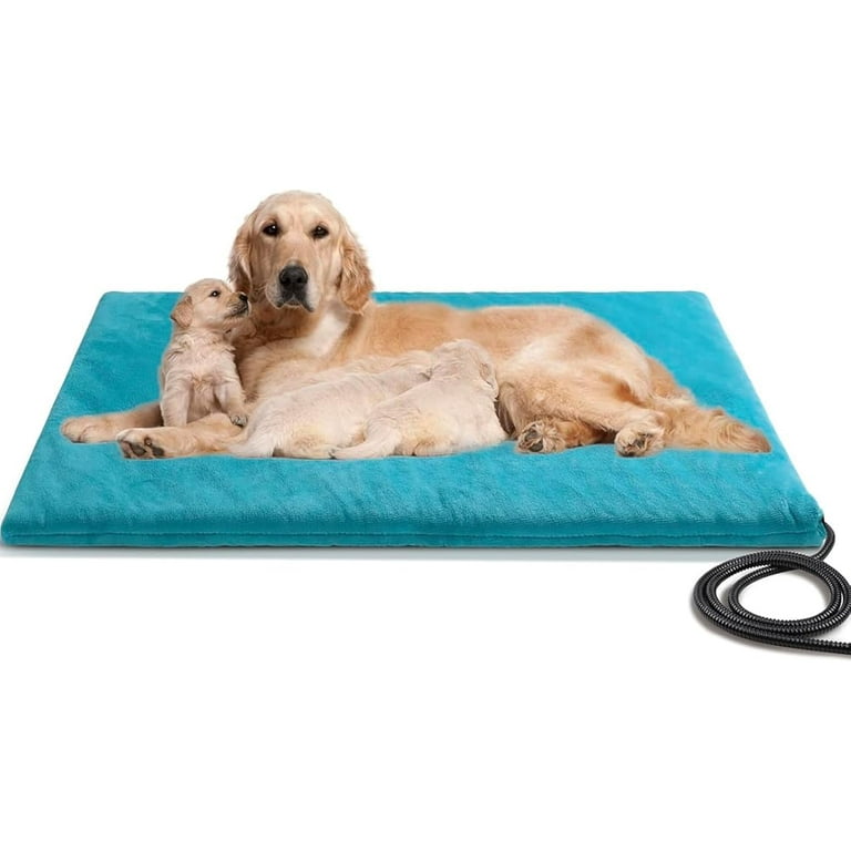 Outdoor Pet Heating Pad for Dog Cat Multi Size Extremely Waterproof Heated Cat Dog Bed for Outside Pet Heater Warmer Mat Blanket for Senior Dog Cat House Whelping Box XL 24 x36 Walmart