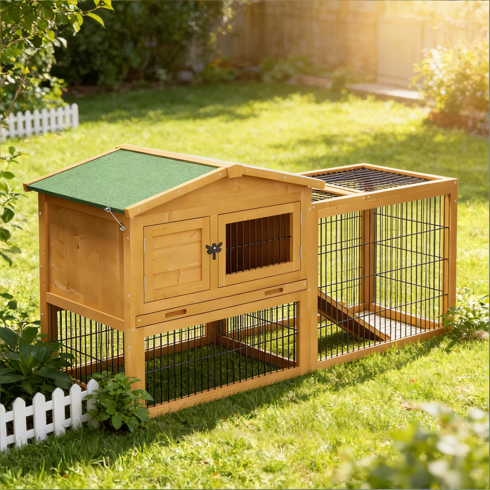 Outdoor Pet House Rabbit Hutch