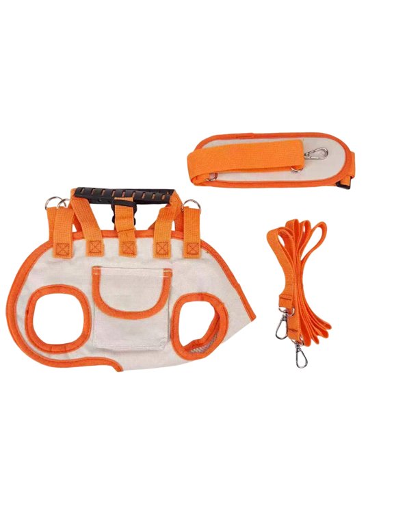 Outdoor Pet Sling Bag, Breathable Mesh Carrier Backpack with Safety Leash and Adjustable Strap for Small Dogs and Cats Walking, Travel, Hiking, and Hands-Free Outings