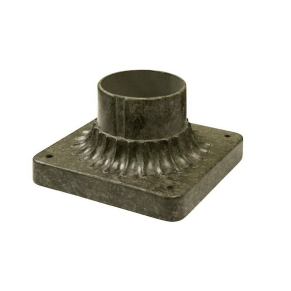 Outdoor Pier Mount Antique Silver