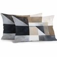 thumbnail image 1 of Outdoor Pillow Cover Abstract Black Brown White Set of 2 Waterproof Throw Pillowcases Modern Art Decorative Patio Furniture Pillows for Couch Garden Indoor & Outdoor Use, 1 of 9