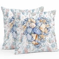 thumbnail image 1 of Outdoor Pillow Cover Marine Life Set of 2 Waterproof Throw Pillowcases Starfish Conch Decorative Patio Furniture Pillows for Couch Garden Indoor & Outdoor Use, 1 of 9