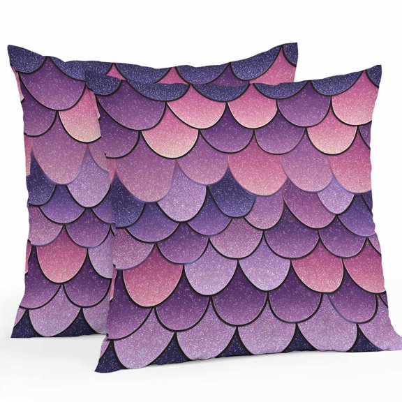 Outdoor Pillow Cover Ombre Pink Texture Set of 2 Waterproof Throw Pillowcases Abstract Wave Decorative Patio Furniture Pillows for Couch Garden Indoor & Outdoor Use
