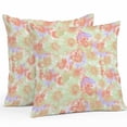 thumbnail image 1 of Outdoor Pillow Cover Orange Green Tie Dye Set of 2 Waterproof Throw Pillowcases Ombre Boho Abstract Art Decorative Patio Furniture Pillows for Couch Garden Indoor & Outdoor Use, 1 of 9