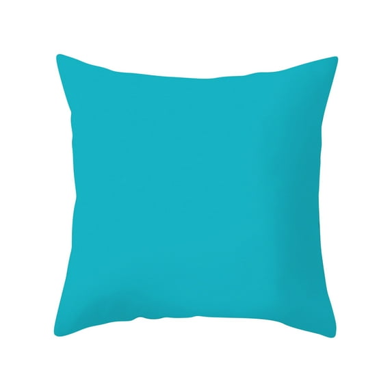 Outdoor Pillow Cover, Patio Cushion Cover, 18x18 Inch Waterproof Weather-Resistant Sofa Pillowcase, Modern Solid Color, Durable Easy-Care Fabric