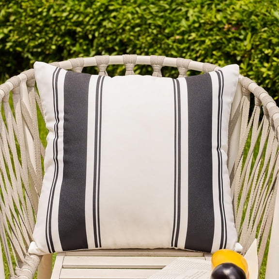 Outdoor Pillow Covers 18x18 Inch Set of 4 Waterproof Modern Geometry Throw Pillows Outdoor Summer Waterproof Decor for Patio Funiture Garden Polyester Cushion Covers 013A