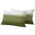 thumbnail image 1 of Outdoor Pillow Covers 20x12 Set of 2, Sage Green Ombre Waterproof Patio Throw Pillow Covers for Couch Sofa Chair, Modern Abstract Art Texture Decorative Pillowcases for Throw Pillows, 1 of 9