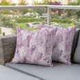 thumbnail image 1 of Outdoor Pillow Covers Abstract Retro Purple Tie-dye Waterproof Pillow Cases 20x20 Set of 2, Modern Art Throw Pillow Cover Pillowcase for Patio Balcony Couch Garden, 1 of 9