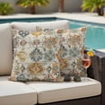 thumbnail image 1 of Outdoor Pillow Covers Abstract Waterproof Pillow Cases 24x24 Set of 2, Throw Pillow Cover Pillowcase for Patio Balcony Couch Garden, 1 of 9