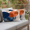 thumbnail image 1 of Outdoor Pillow Covers Mid Century Boho Terracotta Aesthetic Color Dot Waterproof Pillow Cases 20x12 Set of 2, Abstract Minimalist Throw Pillow Cover Pillowcase for Patio Balcony Couch Garden, 1 of 9
