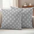 thumbnail image 1 of Outdoor Pillow Covers Pack of 2, Spring Fields Dandelion on Gray Waterproof Throw Pillowcase Cushion Cases, Country Botantical Decorative Pillow Cover for Couch Sofa Home Bed Patio, 1 of 9