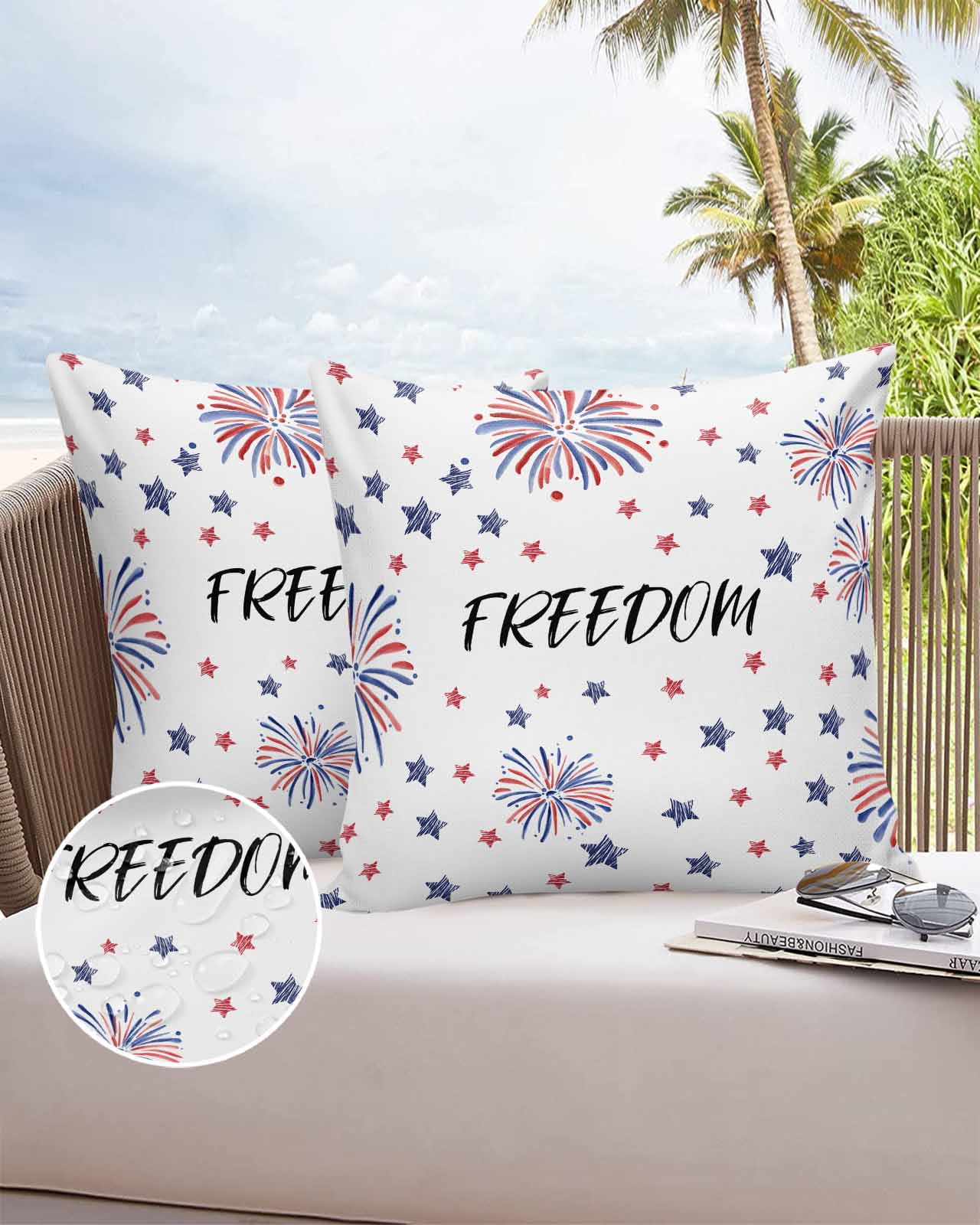 july 4 outdoor pillows