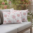 thumbnail image 1 of Outdoor Pillow Covers Watercolor Red Coral Purple Conch Waterproof Pillow Cases 20x12 Set of 2, Summer Marine Life Throw Pillow Cover Pillowcase for Patio Balcony Couch Garden, 1 of 9