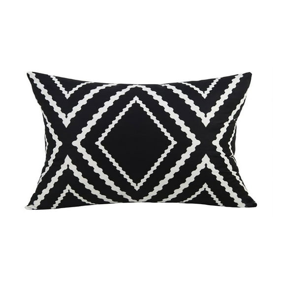 Outdoor Pillow Covers Waterproof Decorative Pillowcase Pillowslip 11.8*19.7 Inch Green Polka Dot Oil-proof Machine Washable