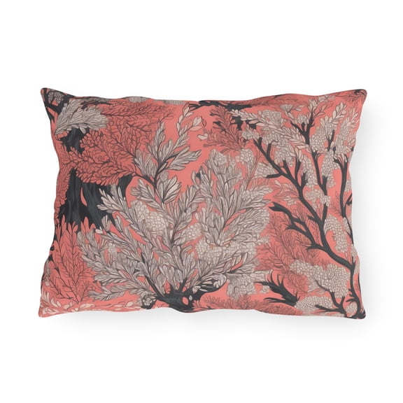 Outdoor Pillow In Coral Pattern