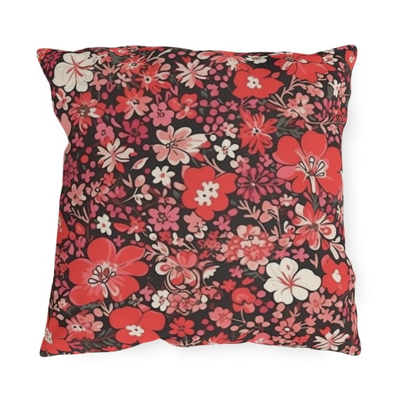 Outdoor Pillow In Floral Pattern