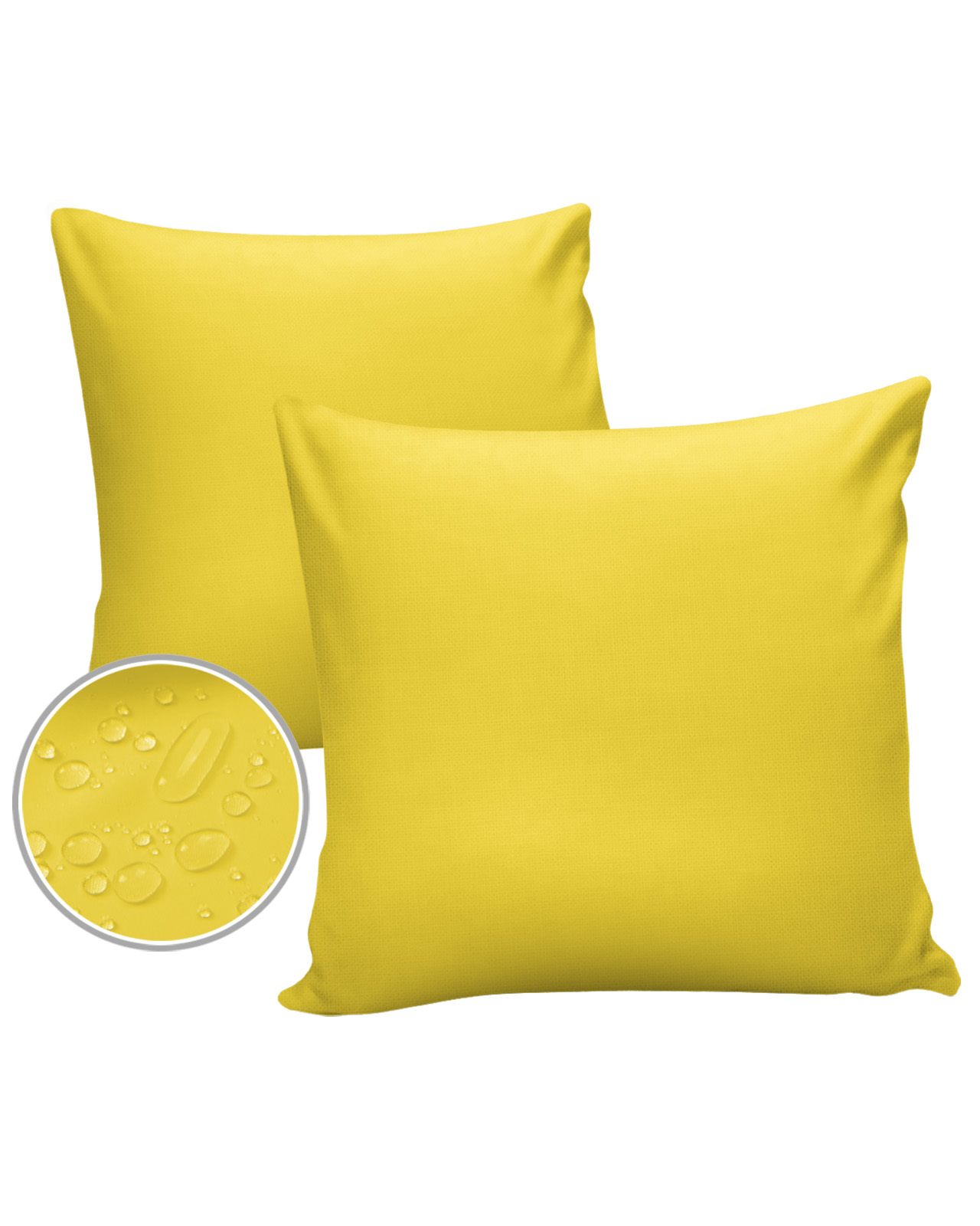 Outdoor Pillows 16x16 Waterproof Outdoor Pillow Covers Yellow Summer