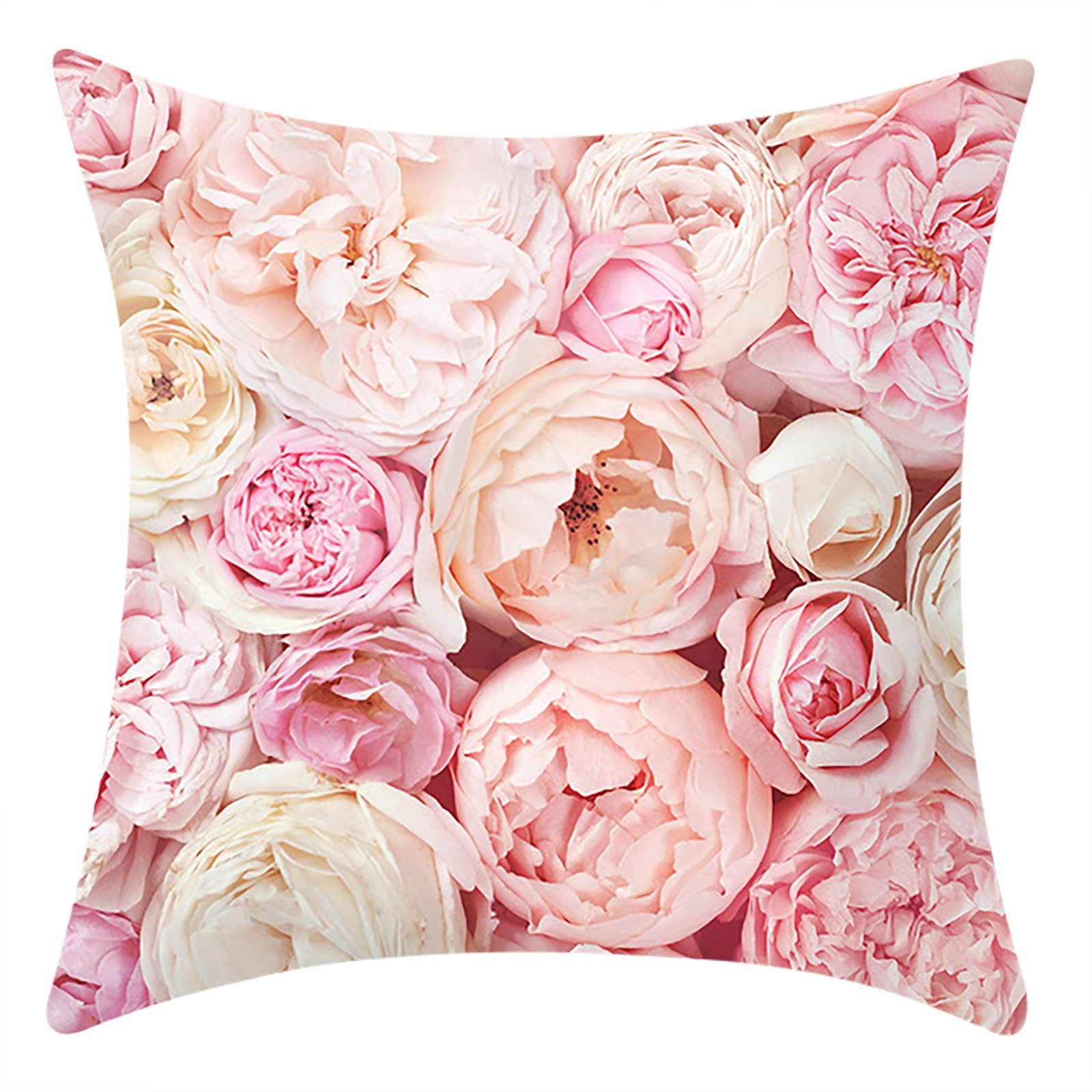 Outdoor Pillows 24x24 Peach Silk Pillowcase Decorative Pillows for