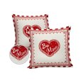 Outdoor Pillows Cover 16x16 Pack of 2 Valentines Day Red Love
