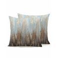 thumbnail image 1 of Outdoor Pillows Waterproof, Abstract Brown Bedding Throw Pillows with Insert for Couch Sofa Bed, Modern Gradient Minimalist Mottled Art 16x16 Inch Pillowcases Decorative Camping Patio Pillow Set of 2, 1 of 8