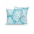 thumbnail image 1 of Outdoor Pillows Waterproof, Aqua Blue Coastal Throw Pillows with Inserts Included, Summer Nautical Ocean Beach Indoor Outdoor Decorative Lumbar Pillow for Bed/Couch/Patio 16"x16", 2Pcs, 1 of 8