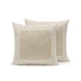 thumbnail image 1 of Outdoor Pillows Waterproof, Boho Floral Tile Bedding Throw Pillows with Insert for Couch Sofa Bed, Vintage Beige Sounthwest Middle Century 18x18 Inch Pillowcases Decorative Patio Pillow Set of 2, 1 of 8