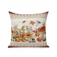 thumbnail image 1 of Outdoor Pillows Waterproof, Botanical Mushrooms Bedding Throw Pillows with Insert for Couch Sofa Bed, Retro Fall Wild Flowers Farmhouse 18x18 Inch Pillowcases Decorative Patio Pillow Set of 1, 1 of 8