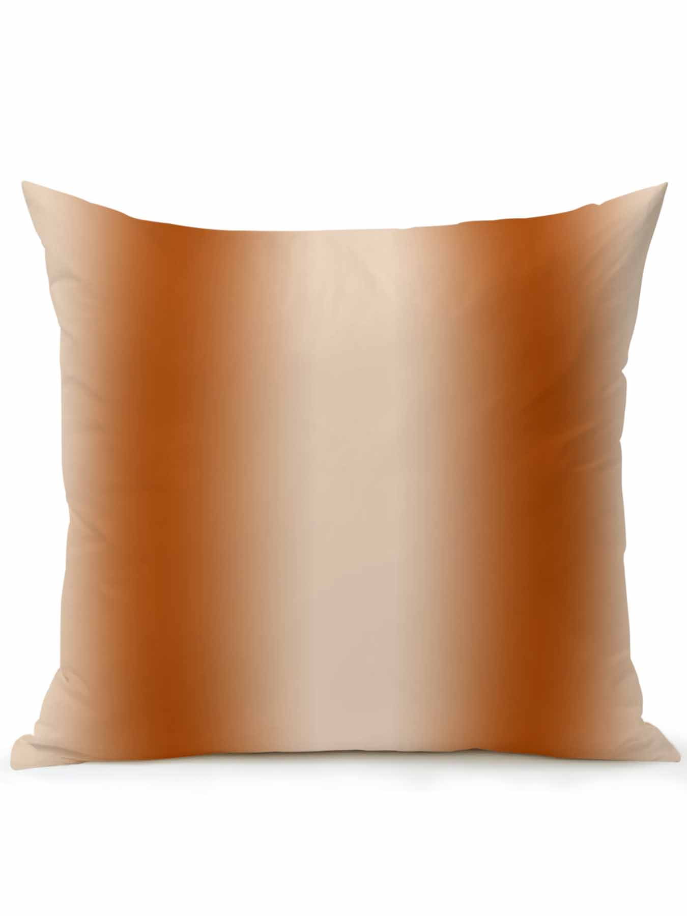 Outdoor Pillows Waterproof, Burnt Orange Ombre Bedding Throw Pillows with Insert for Couch Sofa Bed, Modern Abstract Art Farmhouse Gradient 16x16 Inch Pillowcases Decorative Patio Pillow Set of 1