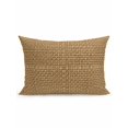 thumbnail image 1 of Outdoor Pillows Waterproof, Farmhouse Bedding Throw Pillows with Insert for Couch Sofa Bed, Country Chic Plaid Gingham Burlap Texture 12x20 Inch Pillowcases Decorative Camping Patio Pillow Set of 1, 1 of 8
