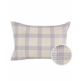 thumbnail image 1 of Outdoor Pillows Waterproof, Purple Checkered Throw Pillows with Inserts Included, Rustic Farmhouse Buffalo Plaid Indoor Outdoor Decorative Lumbar Pillow for Bed/Couch/Patio 12"x20", 1Pcs, 1 of 8