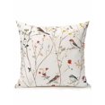 thumbnail image 1 of Outdoor Pillows Waterproof, Spring Floral Bedding Throw Pillows with Insert for Couch Sofa Bed, Summer Birds Botanical Country 18x18 Inch Pillowcases Decorative Camping Patio Pillow Set of 1, 1 of 8