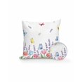 thumbnail image 1 of Outdoor Pillows Waterproof, Spring Floral Throw Pillows with Inserts Included, Tulip Summer Flowers Botanical Butterfly Indoor Outdoor Decorative Lumbar Pillow for Bed/Couch/Patio 16"x16", 1Pcs, 1 of 8