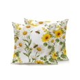 thumbnail image 1 of Outdoor Pillows Waterproof, Summer Botanical Bedding Throw Pillows with Insert for Couch Sofa Bed, Daisy Greenery Pastoral Bee 16x16 Inch Pillowcases Decorative Camping Patio Pillow Set of 2, 1 of 8