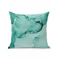 thumbnail image 1 of Outdoor Pillows Waterproof, Turquoise Marble Bedding Throw Pillows with Insert for Couch Sofa Bed, Nature Marble Stone Ripple Modern Art 16x16 Inch Pillowcases Decorative Patio Pillow Set of 1, 1 of 8