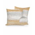 thumbnail image 1 of Outdoor Pillows Waterproof, Vintage Orange Grey Throw Pillows with Inserts Included, Farmhouse Barn Wooden Striped Indoor Outdoor Decorative Lumbar Pillow for Bed/Couch/Patio 16"x16", 2Pcs, 1 of 8