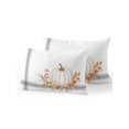 thumbnail image 1 of Outdoor Pillows Waterproof, White Pumpkin Fall Bedding Throw Pillows with Insert for Couch Sofa Bed, Thanksgiving Botanical Grey Striped 12x20 Inch Pillowcases Decorative Patio Pillow Set of 2, 1 of 8