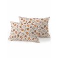 thumbnail image 1 of Outdoor Pillows Waterproof, White Pumpkins Fall Bedding Throw Pillows with Insert for Couch Sofa Bed, Thanksgiving Maple Leaves Beige 12x20 Inch Pillowcases Decorative Camping Patio Pillow Set of 2, 1 of 8