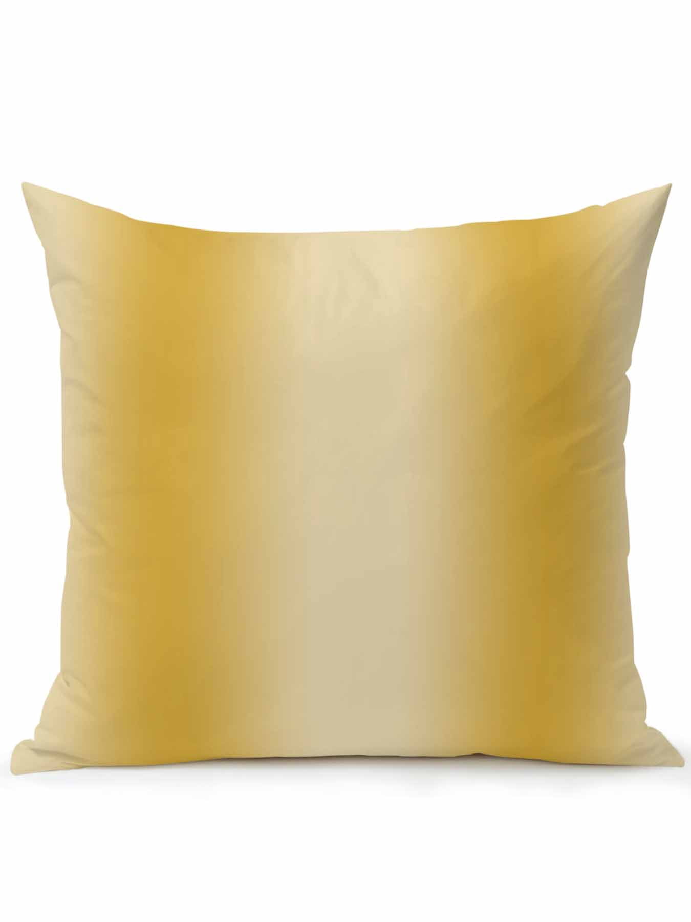 Outdoor Pillows Waterproof, Yellow Ombre Bedding Throw Pillows with Insert for Couch Sofa Bed, Modern Abstract Art Farmhouse Gradient 18x18 Inch Pillowcases Decorative Camping Patio Pillow Set of 1