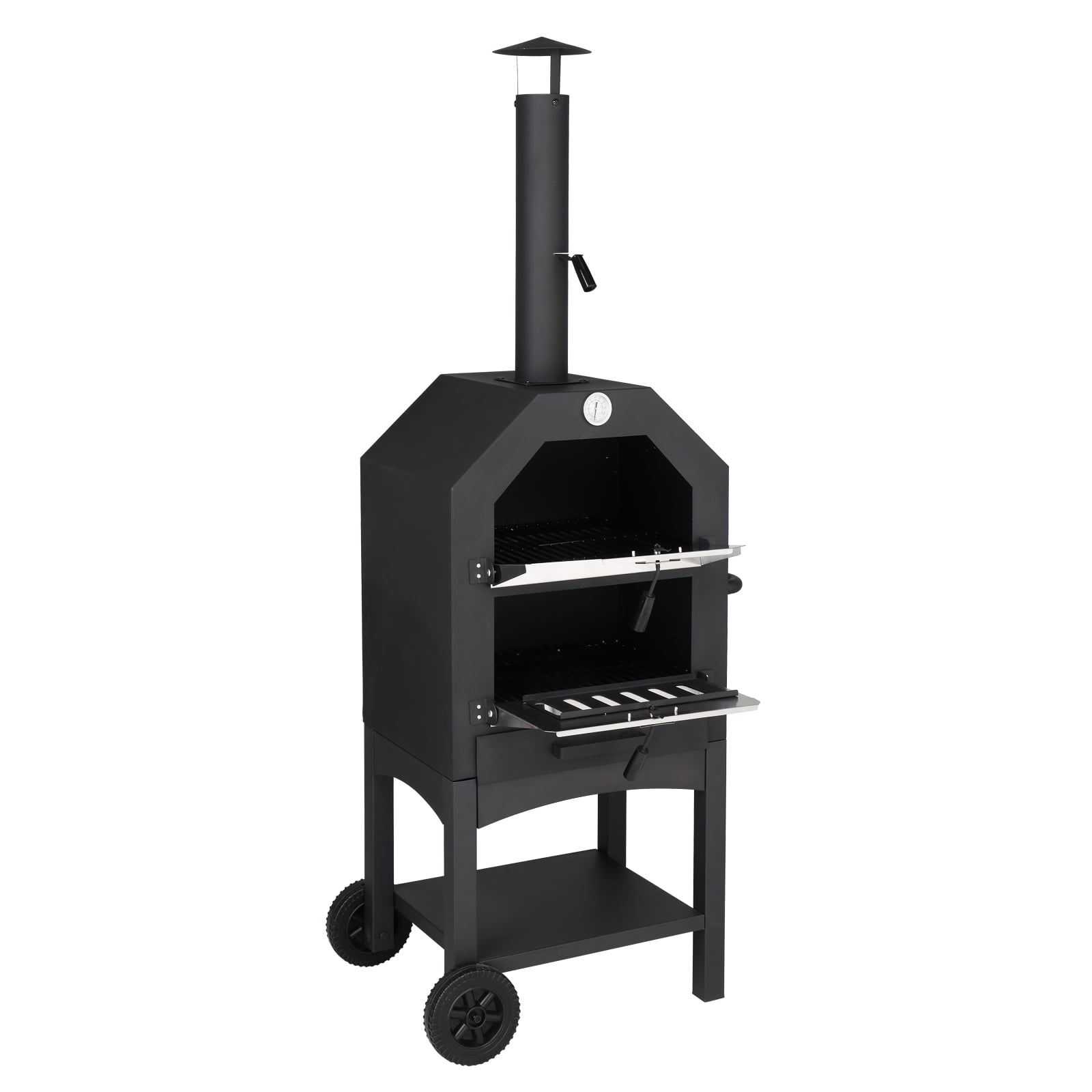 Outdoor Pizza Oven, Wood Fired Pizza Oven for Outside, Patio Pizza