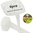 thumbnail image 1 of Outdoor Plant Bending Labels, Large Waterproof Plastic Thickened Plant Tee Tags, Pack of 8, 1 of 6