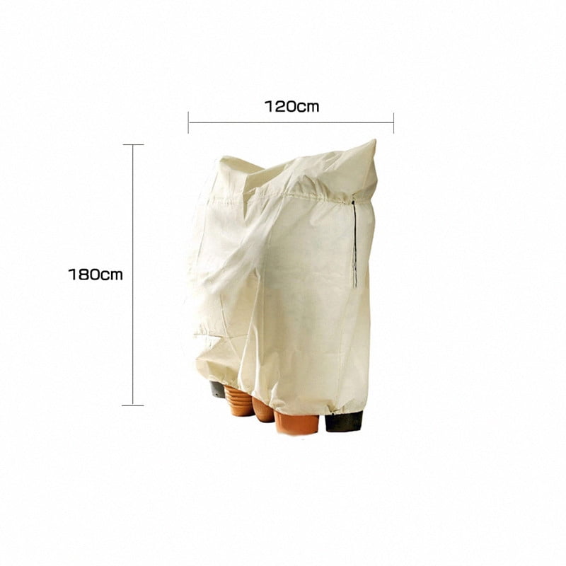 2 Pcs Winter Plant Covers - 6.5x7.9Ft Large Plant Freeze Protection 2 Pcs Winter Plant Covers - 6.5x7.9Ft Large Plant Freeze Protection