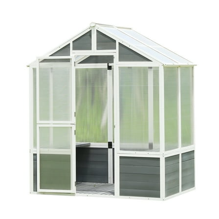 Outdoor Plant Greenhouse Shed: 47.54''w, Plants From Rain And Wild Animals 47.54''w For Plants: Optimal Growing Conditions All Year