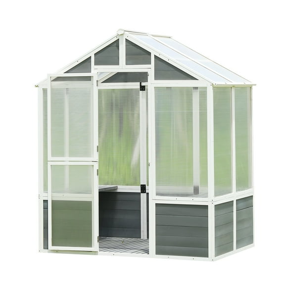 Outdoor Plant Greenhouse Shed: 47.54''w, Plants From Rain And Wild Animals 47.54''w For Plants: Optimal Growing Conditions All Year