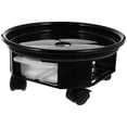 thumbnail image 1 of Outdoor Plant Stand with Wheels Black Flower Pot Tray Pots for Plants Dolly Plastic Boxes Round Indoor, 1 of 6