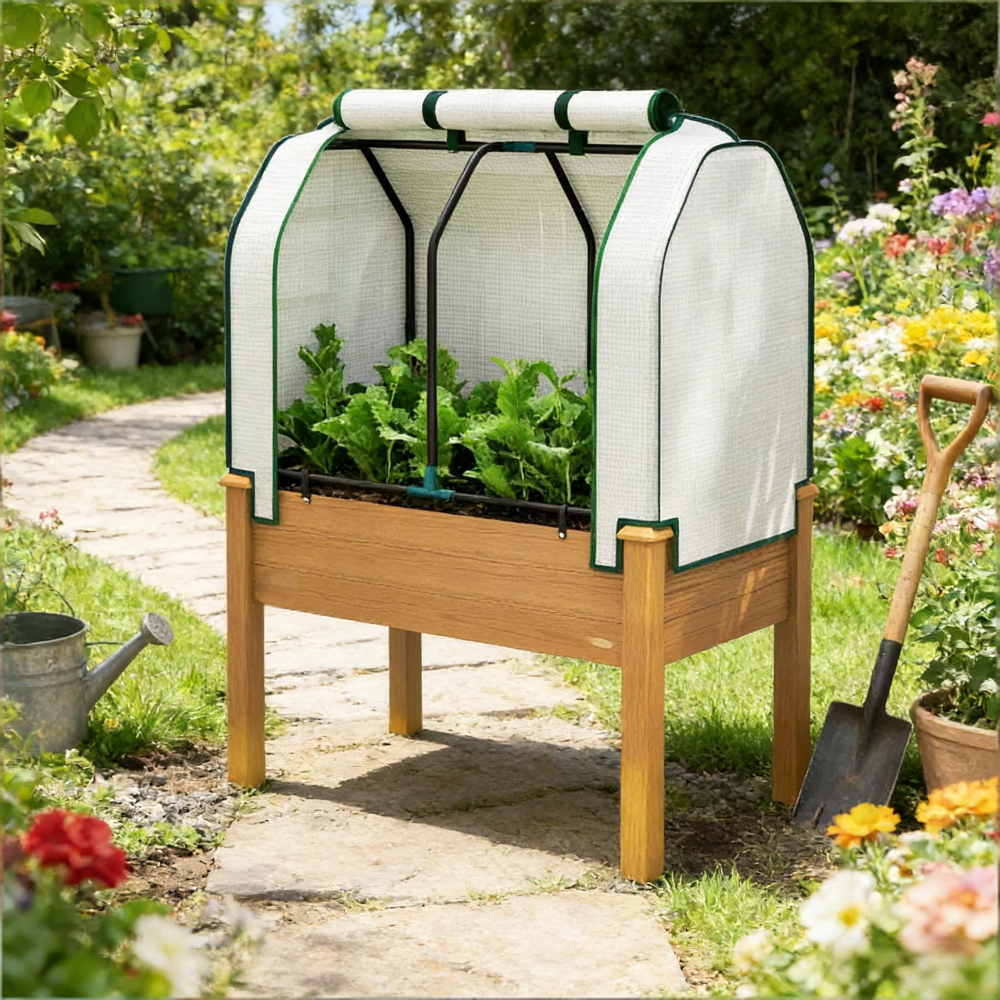 Outdoor Planter Box Raised Garden Bed